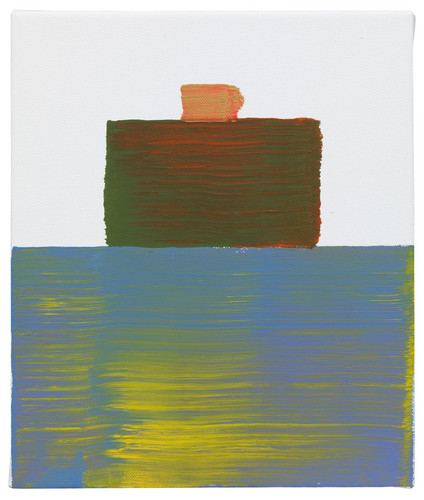 Martin Creed, Work No. 1198, 2011, 30,4 x 25,4 cm, Acryl auf Leinwand, in der Johnen Galerie, Berlin (Bildlink zu http://www.johnengalerie.de)